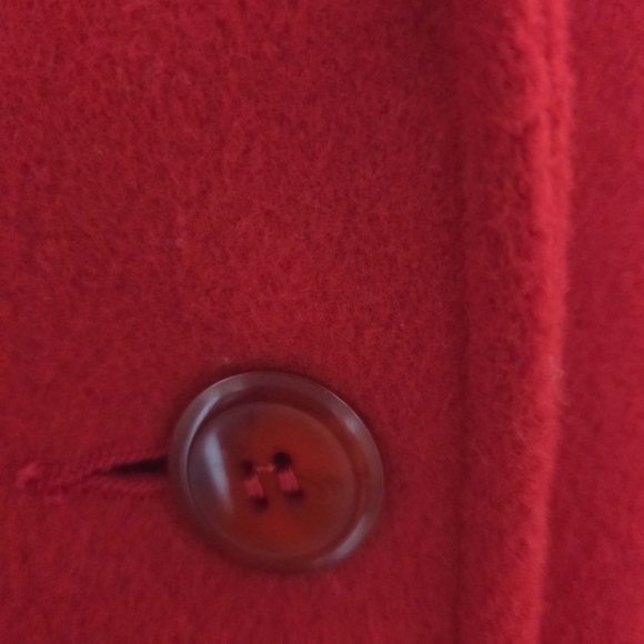 Vintage Herman Kay Red Wool Coat - Picture 5 of 7